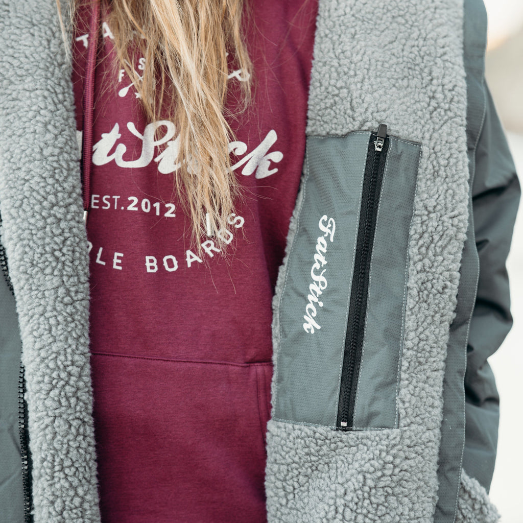 FatStick Kids Childs Changing Robe “FatWrap” With Sherpa Fleece Lining