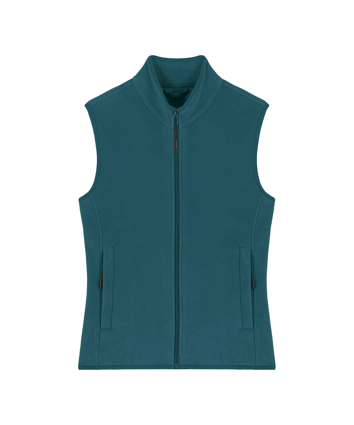 Women's recycled fleece bodywarmer in Stargazer, front view