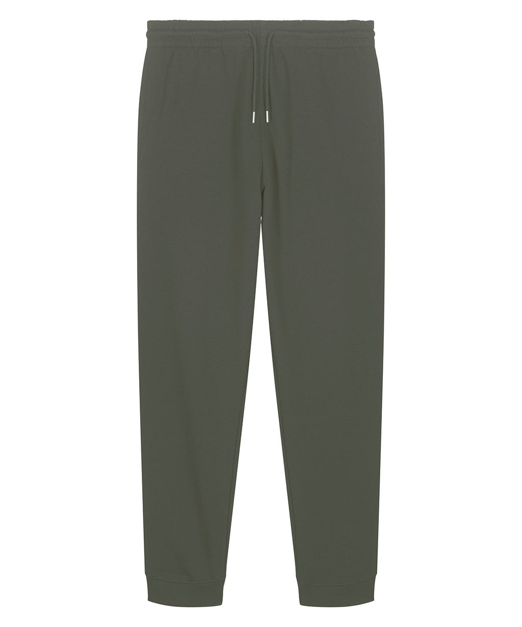 Unisex organic cotton sweatpants in Khaki, front view
