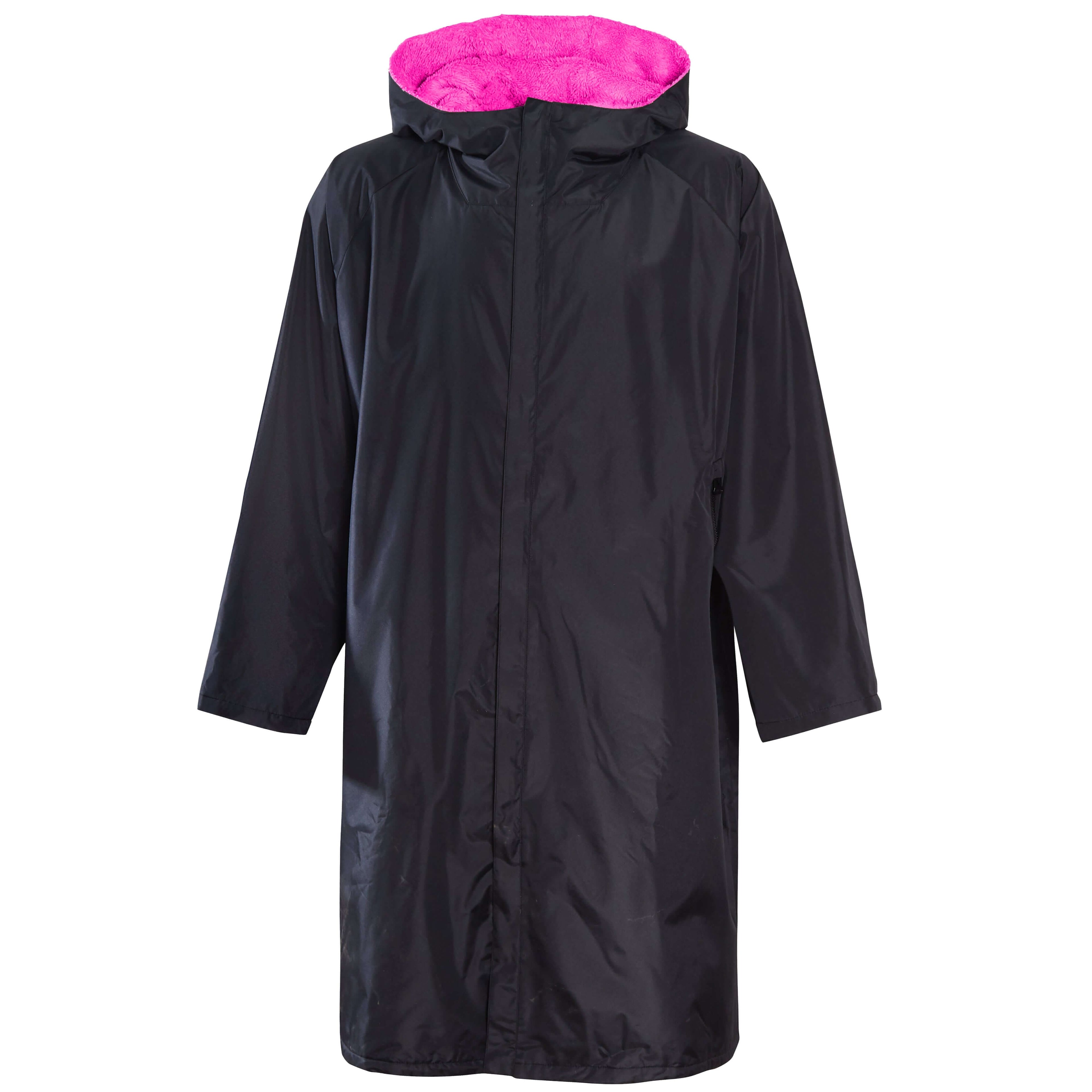 Changing Robe Kids Unisex Hooded Coat Black/Pink
