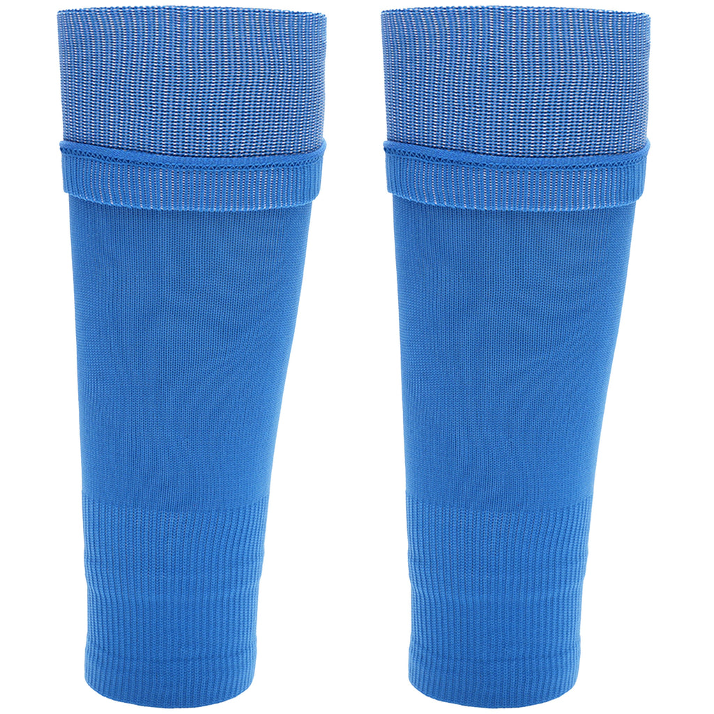 Kids Leg Sleeve Socks Blue - Fits over Shin Pads