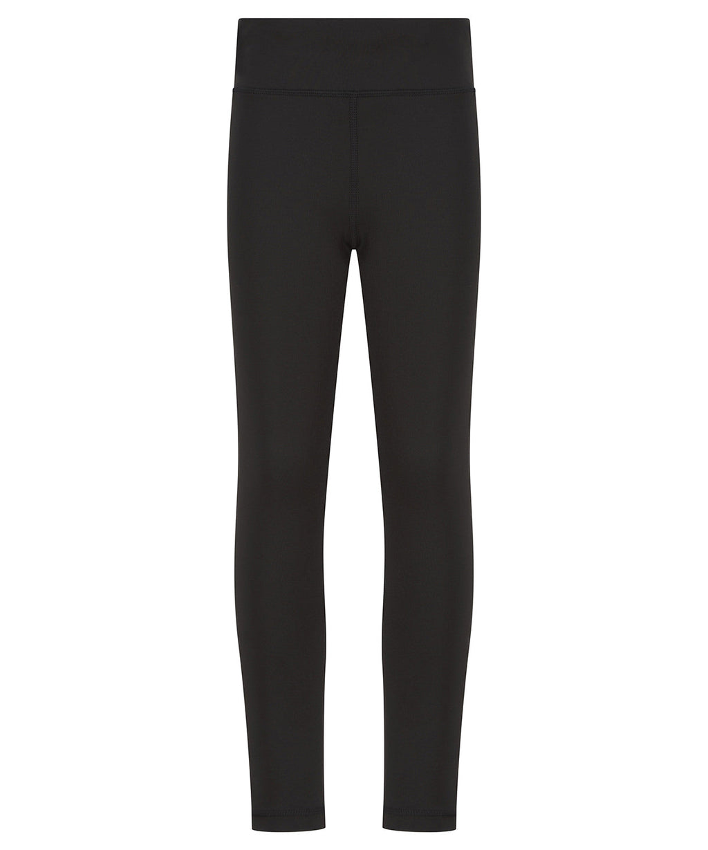 Girls Recycled Polyester Kids Stretch Leggings