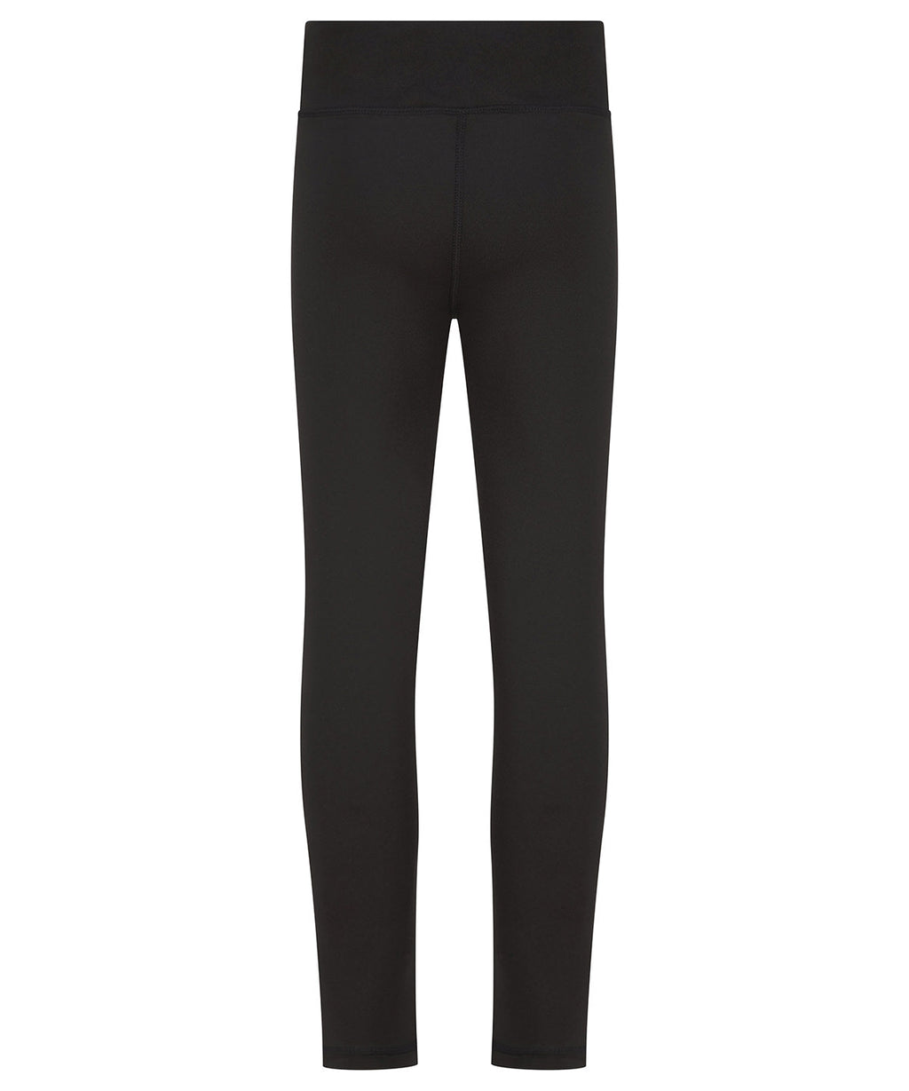 Girls Recycled Polyester Kids Stretch Leggings